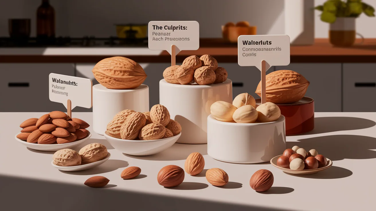 Illustration for The Culprits: Common Nut Allergens