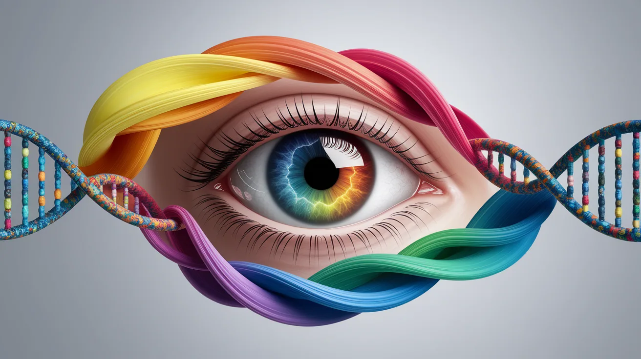 Illustration for Genetic Causes of Color Blindness
