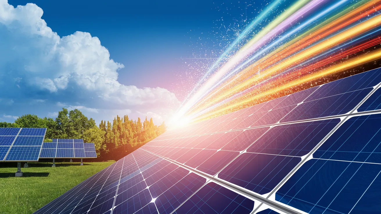 Illustration for The Photovoltaic Effect in Action