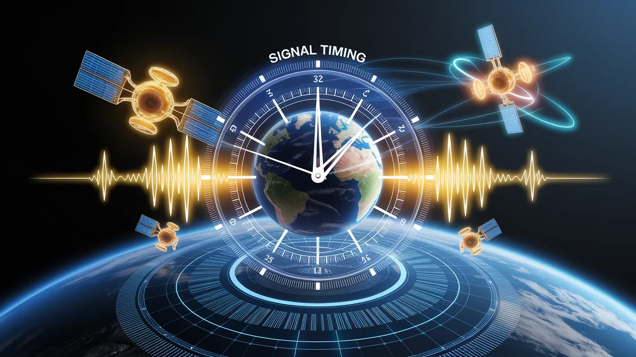 Illustration for Signal Timing: The Heartbeat of GPS