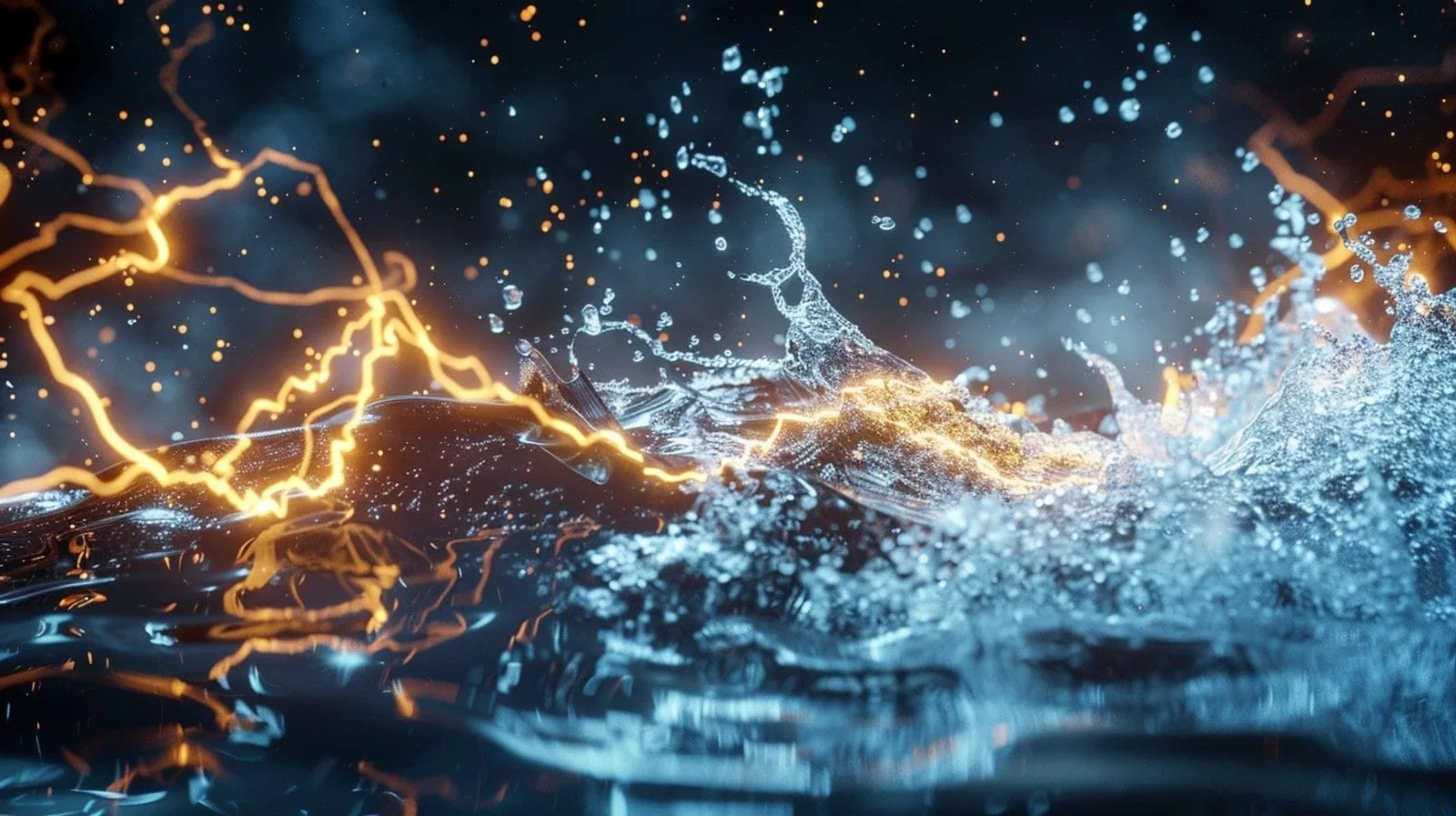 Featured illustration for Why Does Electricity Flow Through Water?