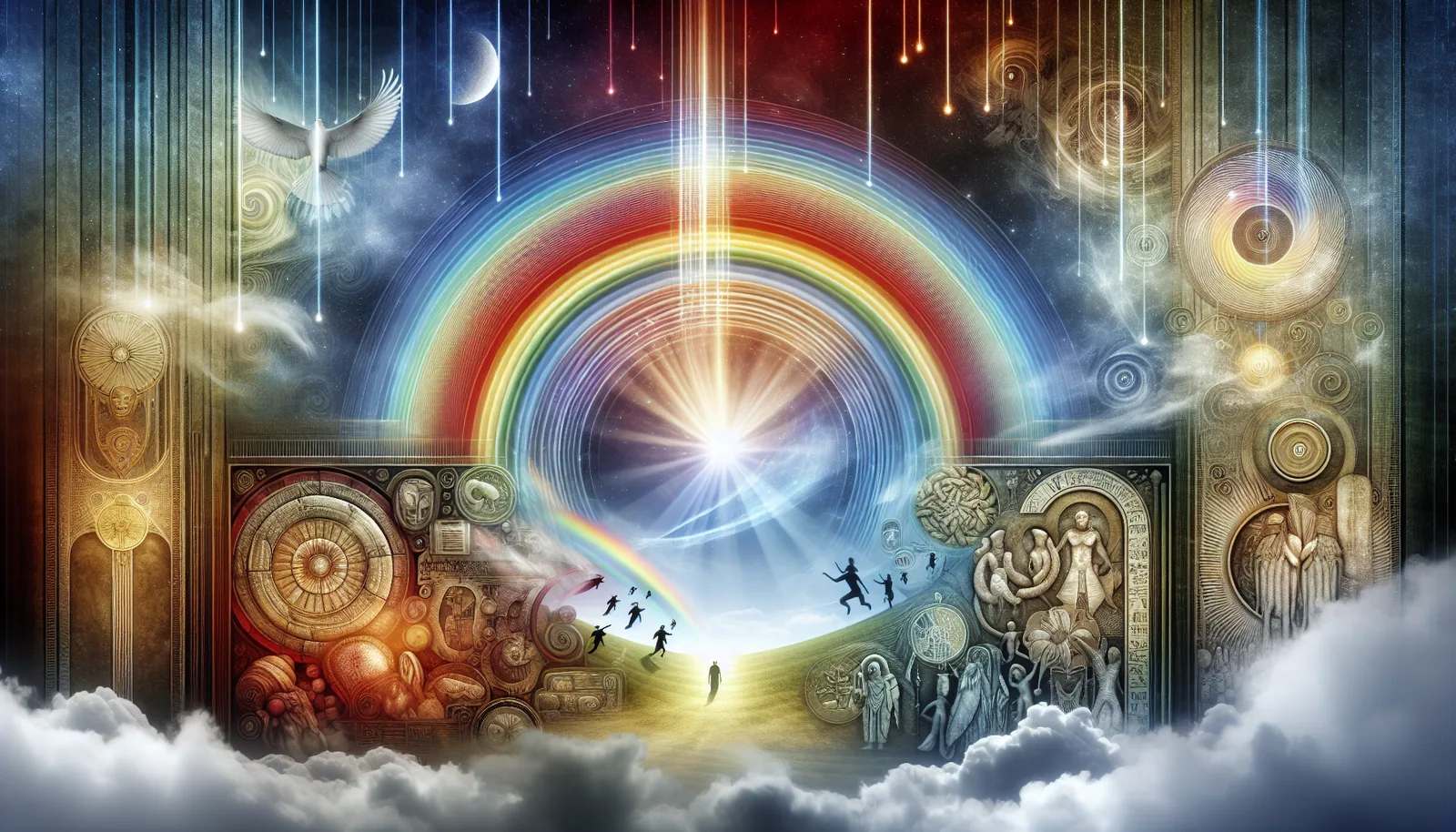 Illustration for Historical Insights into Rainbows