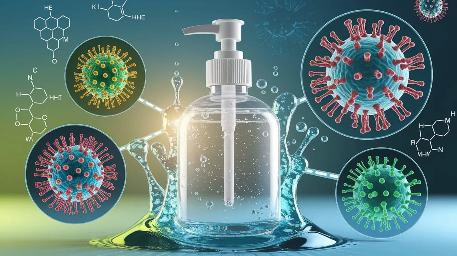 Featured illustration for How Hand Sanitizer Works: The Science Behind the Squeeze