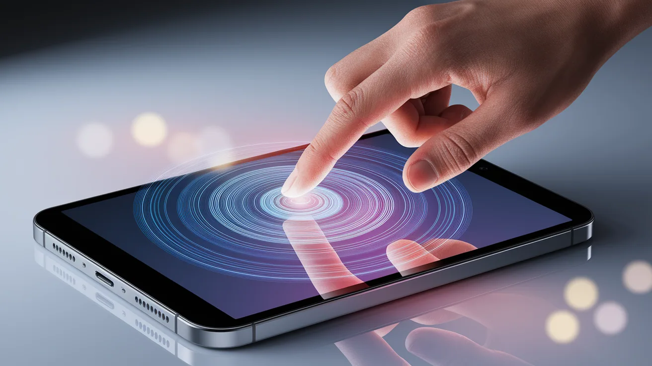 Illustration for Resistive Touchscreens: Pressure-Driven Contacts