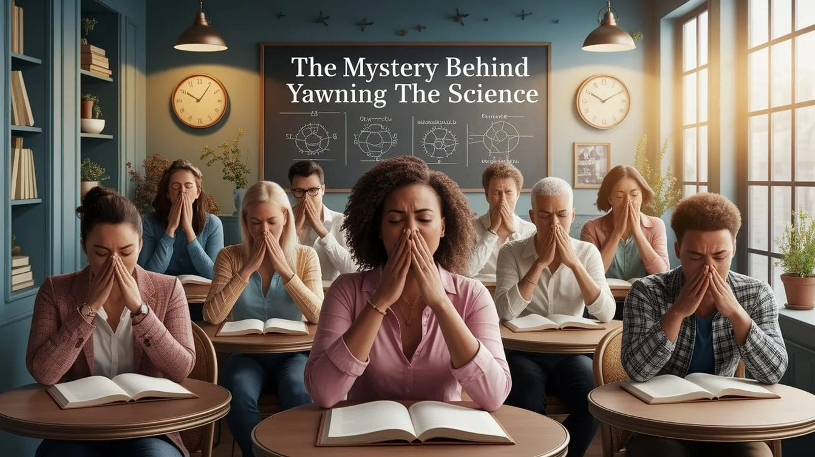 Featured illustration for The Mystery Behind Yawning: Unraveling the Science
