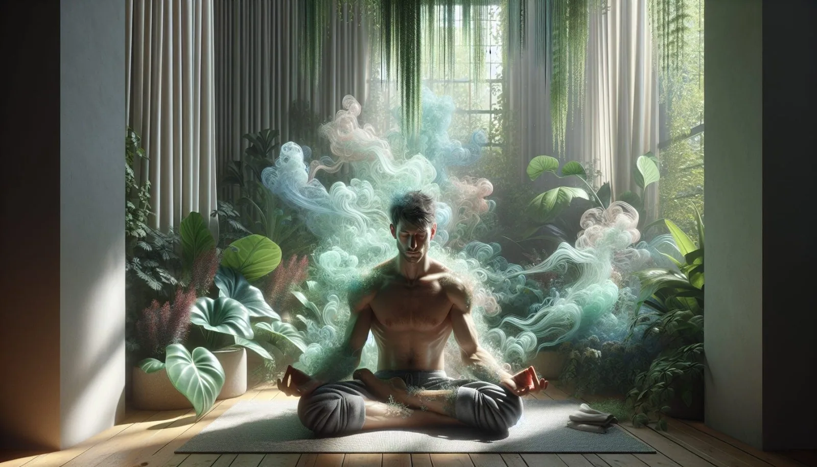 Featured illustration for Breathing Your Way to Calm: The Impact of Breathing on Anxiety