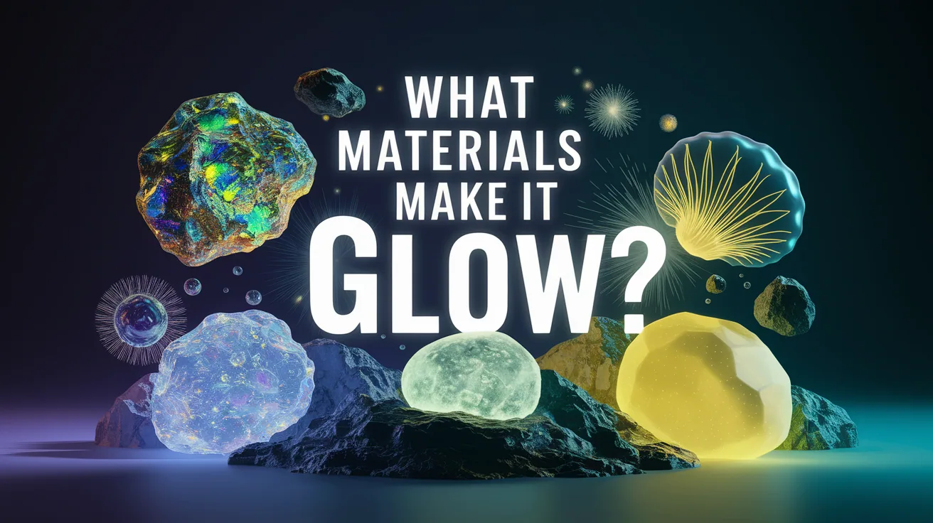 Illustration for What Materials Make It Glow