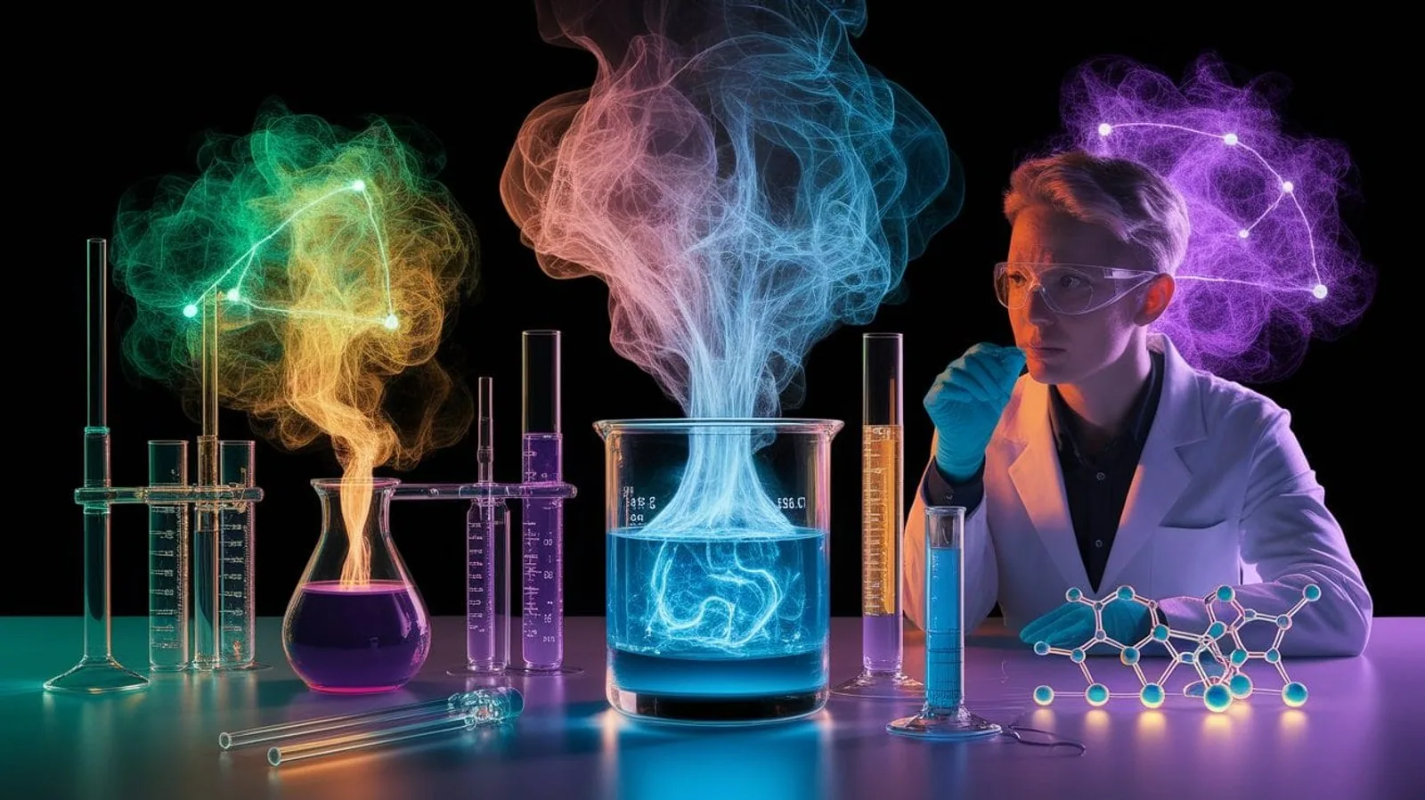 Featured illustration for Illuminating Chemistry: How Chemiluminescence Works