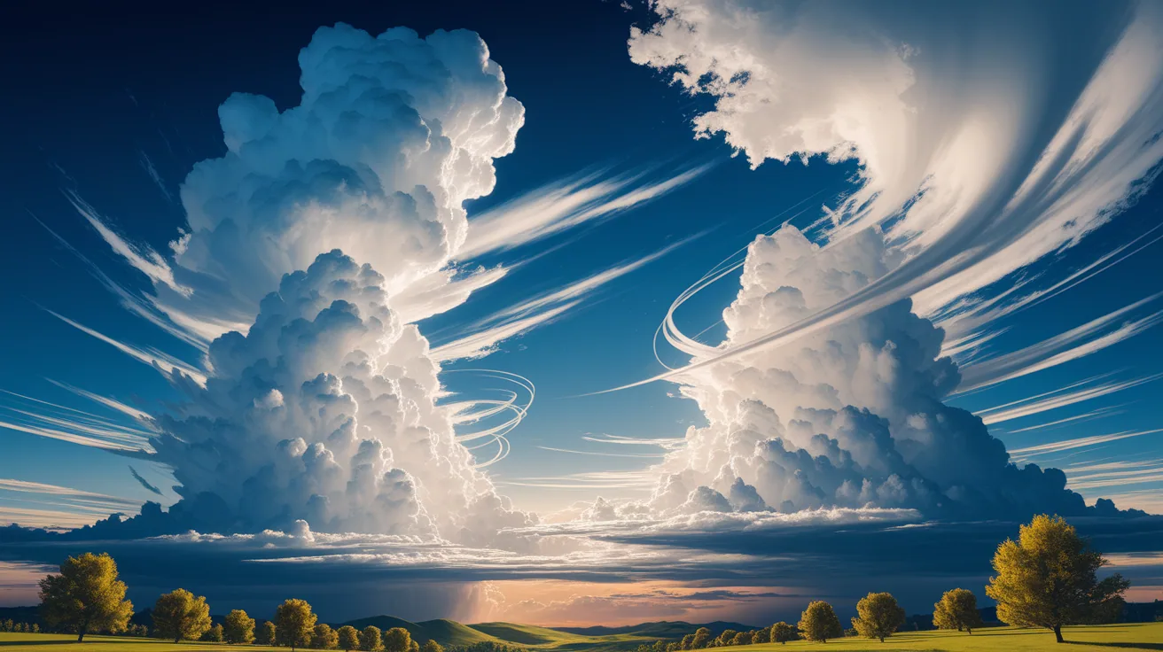 Illustration for Updrafts and Atmospheric Lifts