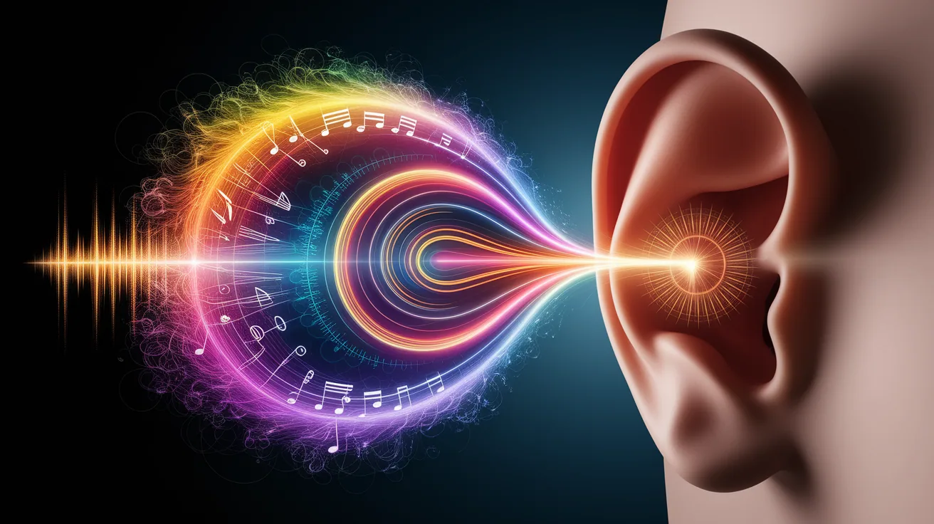 Illustration for Converting Vibrations in the Inner Ear