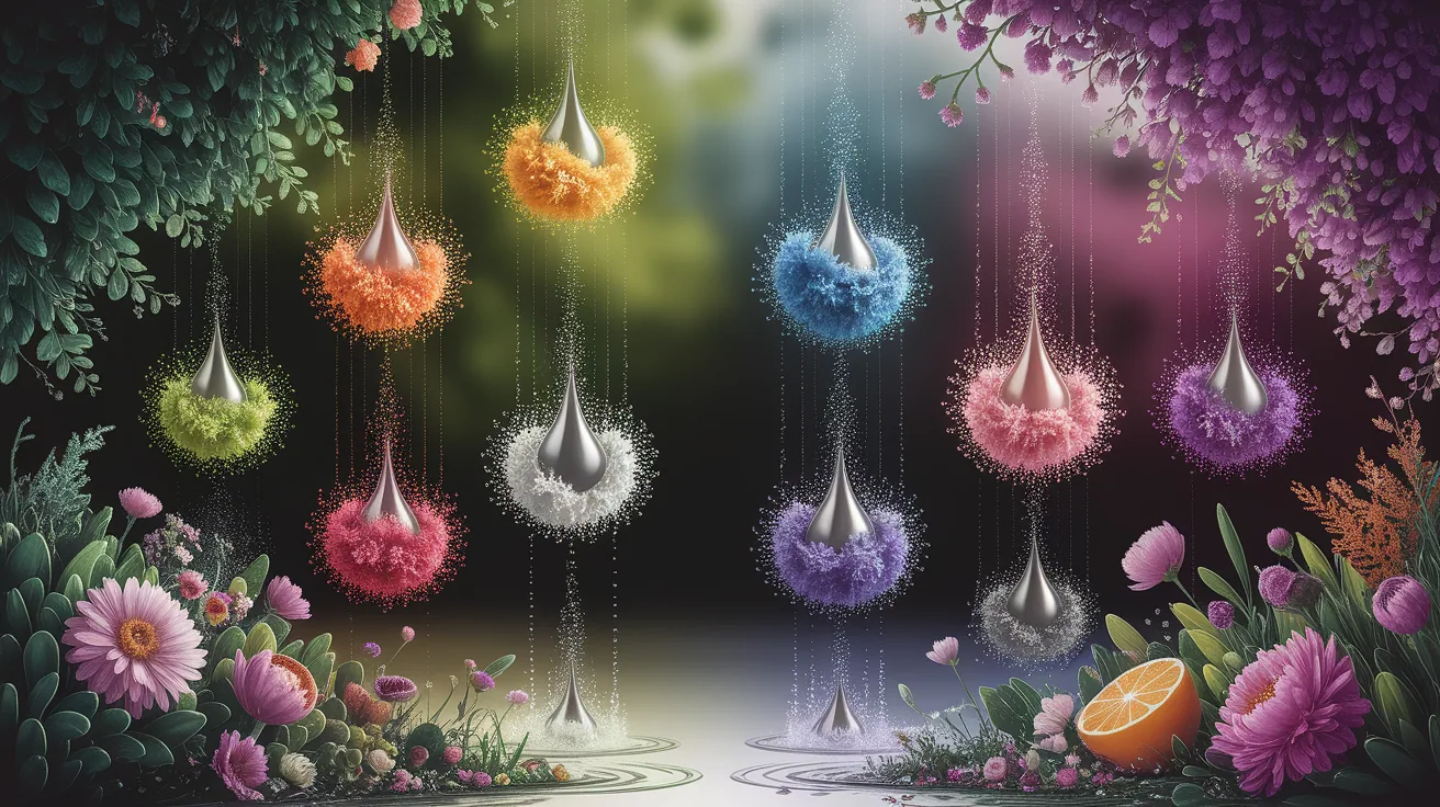 Illustration for Raindrops as Aroma Dispensers