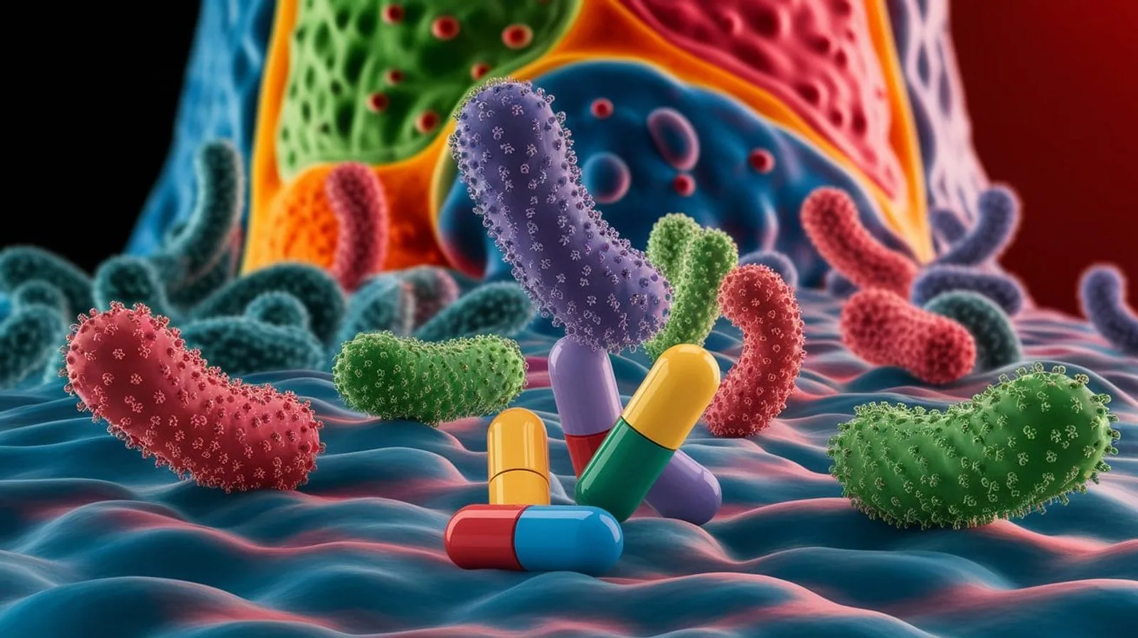 Featured illustration for How Antibiotic Resistance Works: Unmasking Bacteria's Defense