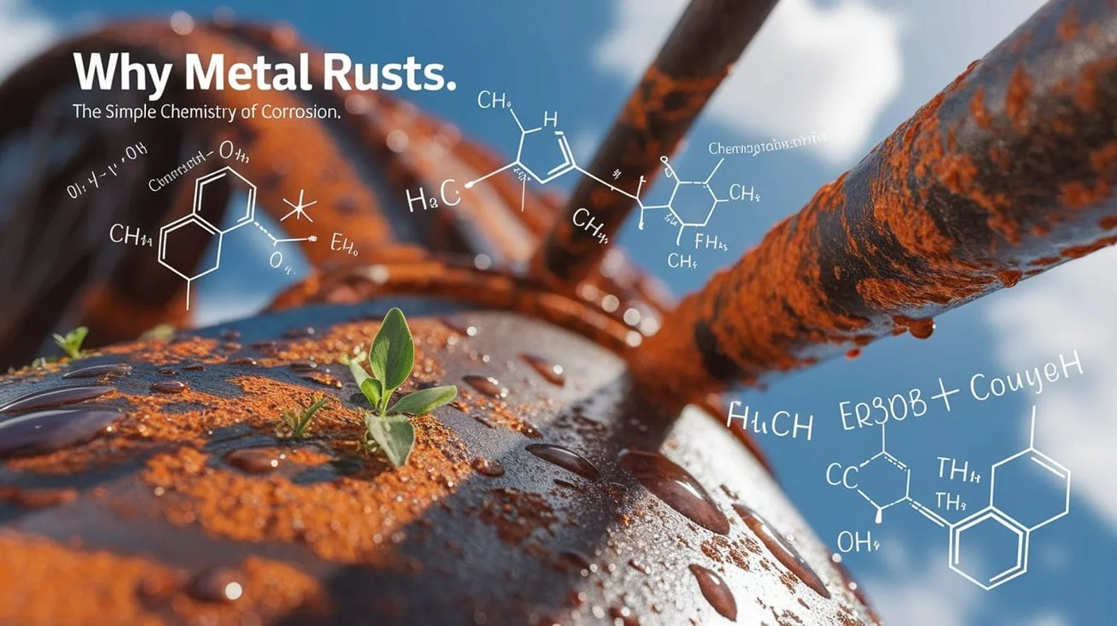 Featured illustration for Why Metal Rusts: The Simple Chemistry of Corrosion