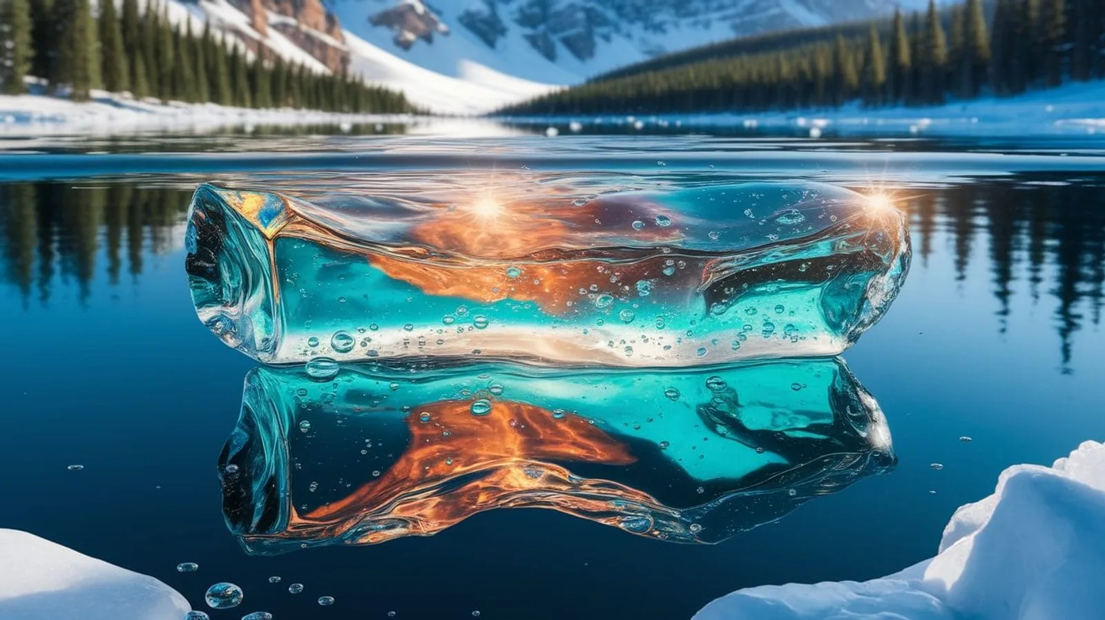 Featured illustration for Why Does Ice Float? The Science Behind This Common Phenomenon