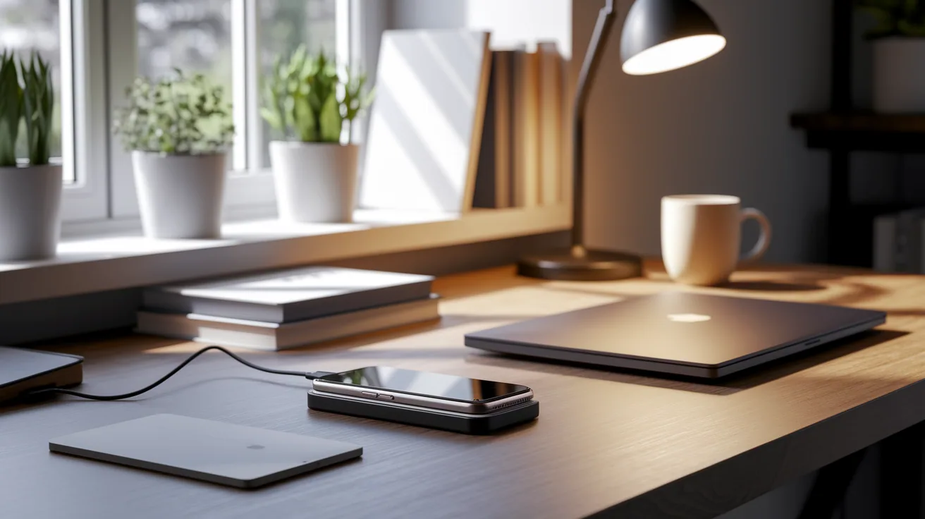 Illustration for Setting Up and Using Your Wireless Charger