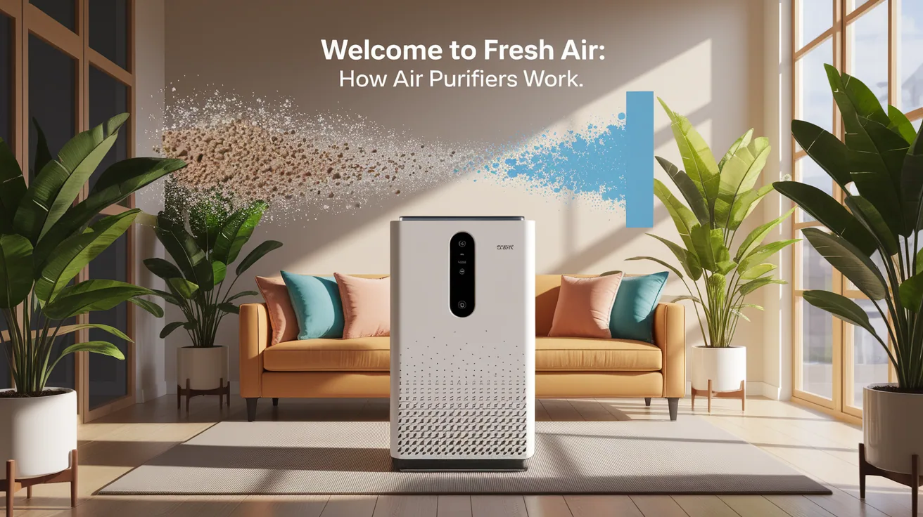 Illustration for Welcome to Fresh Air: How Air Purifiers Work