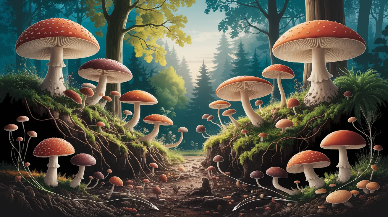 Illustration for Beyond the Breakdown: Fungi’s Role in Earth’s Nutrient Cycles