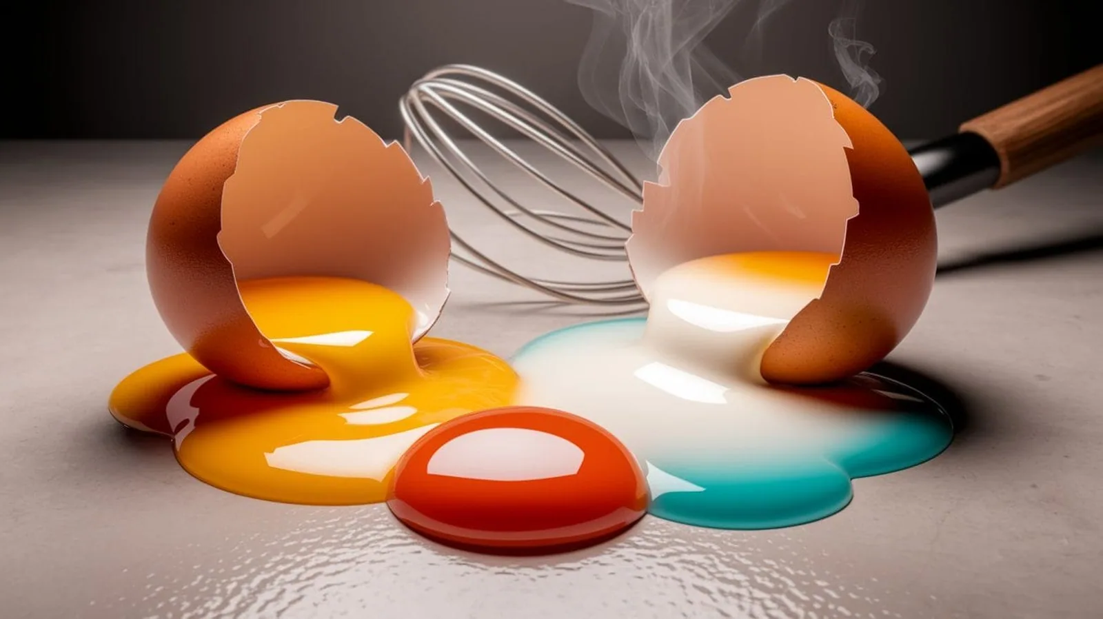 Featured illustration for Why Egg Whites Coagulate When Cooked: A Swift Science