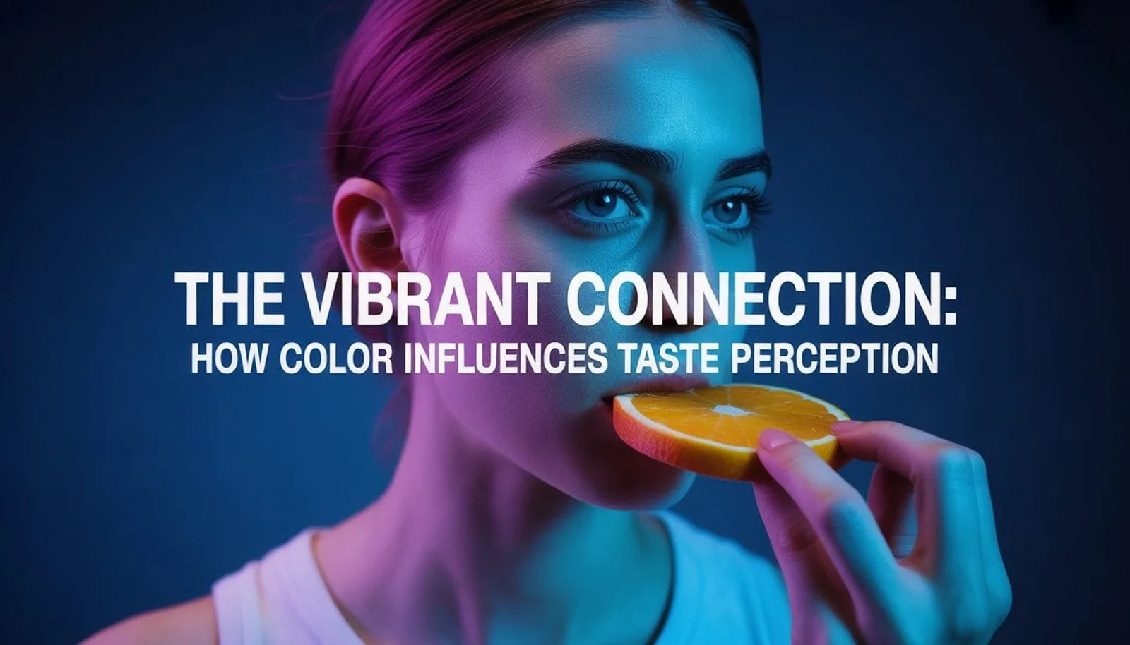 Featured illustration for The Vibrant Connection: How Color Influences Taste Perception