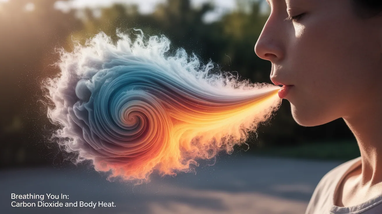 Illustration for Breathing You In: Carbon Dioxide and Body Heat