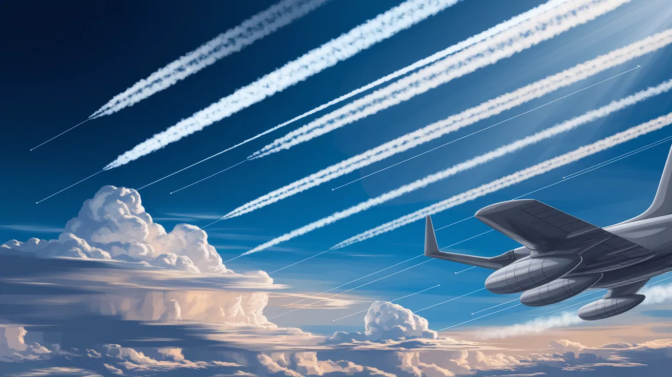 Illustration for Persistent Contrails