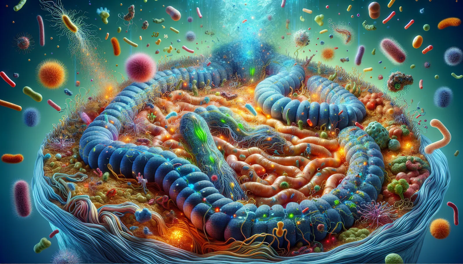 Illustration for The Microbial Powerhouse in Your Gut