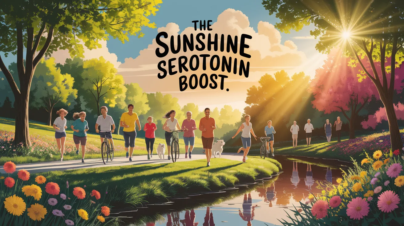 Illustration for The Sunshine Serotonin Boost