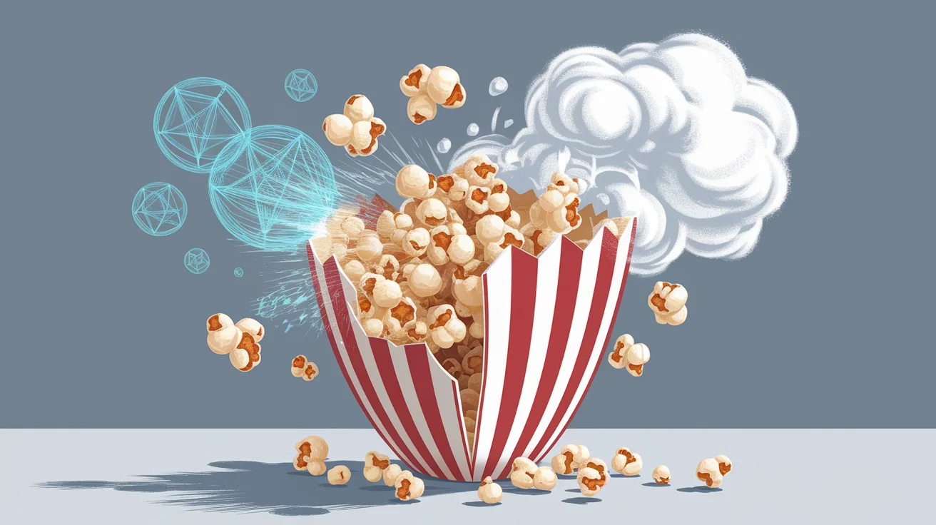 Illustration for Pop Goes the Kernel: Why Popcorn Pops in a Nutshell