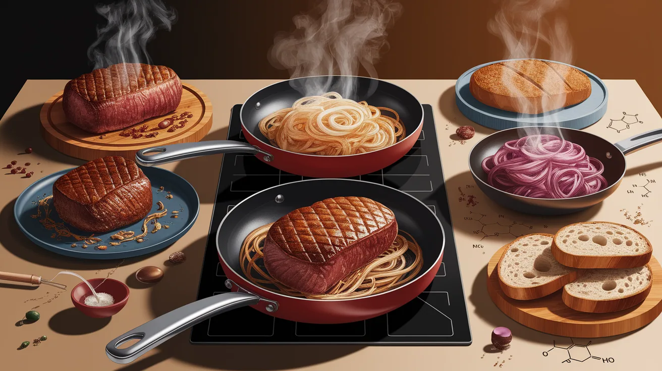Illustration for Chemical Browning – Maillard Reaction and Caramelization