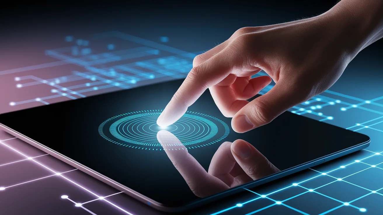 Illustration for The First Touch: How Screens Feel Your Finger