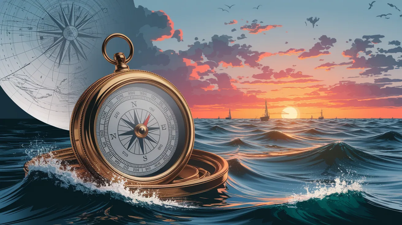 Illustration for Staying on Course: The Everlasting Value of the Compass