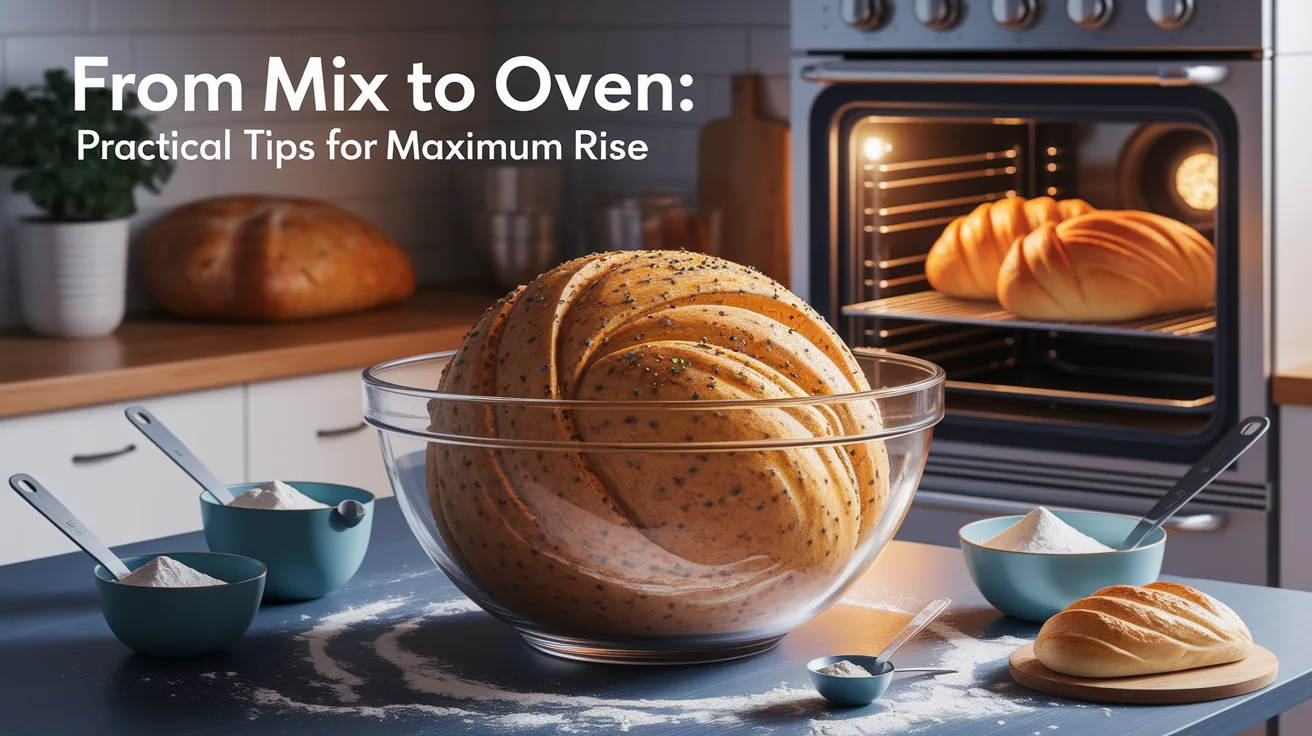 Illustration for From Mix to Oven: Practical Tips for Maximum Rise