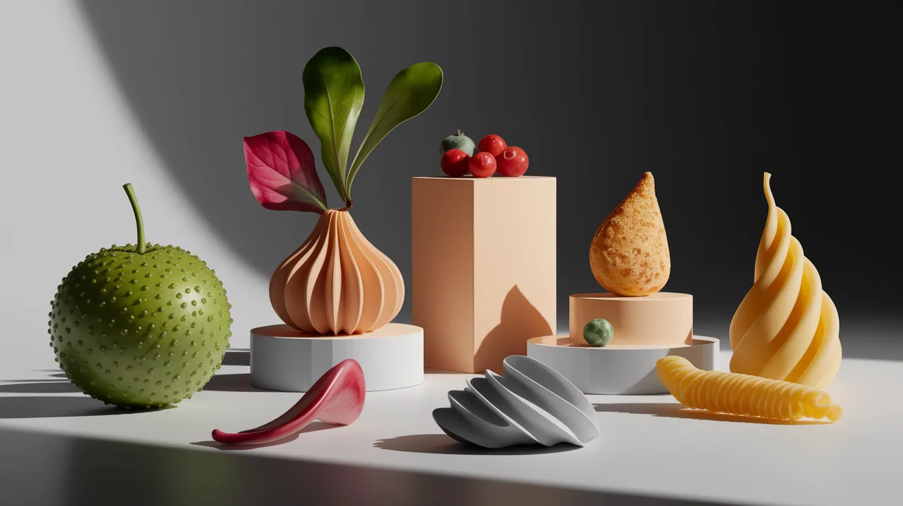 Illustration for Shape Matters: How Form Affects Flavor