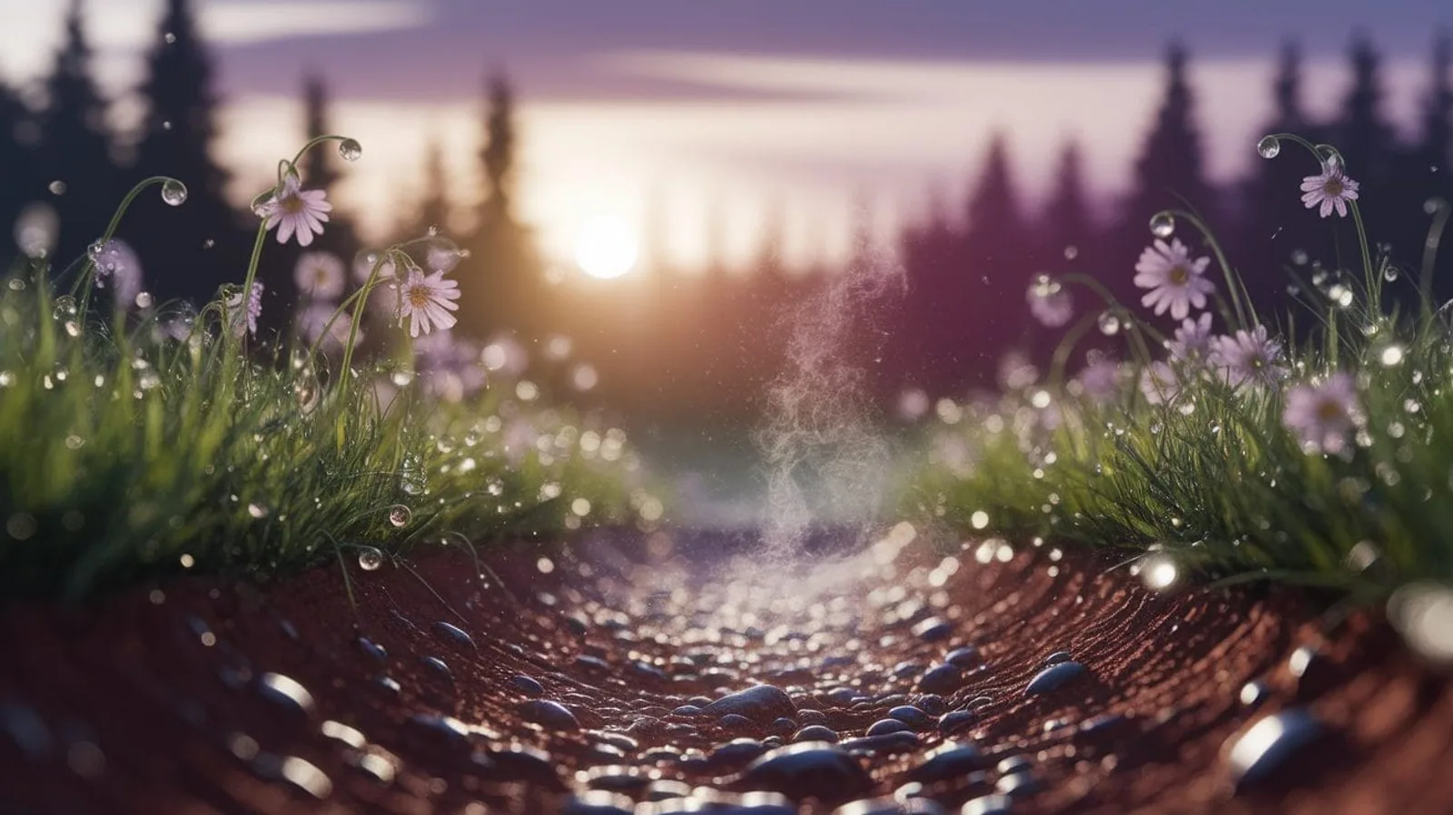 Featured illustration for Rain's First Breath: The Science Behind Petrichor