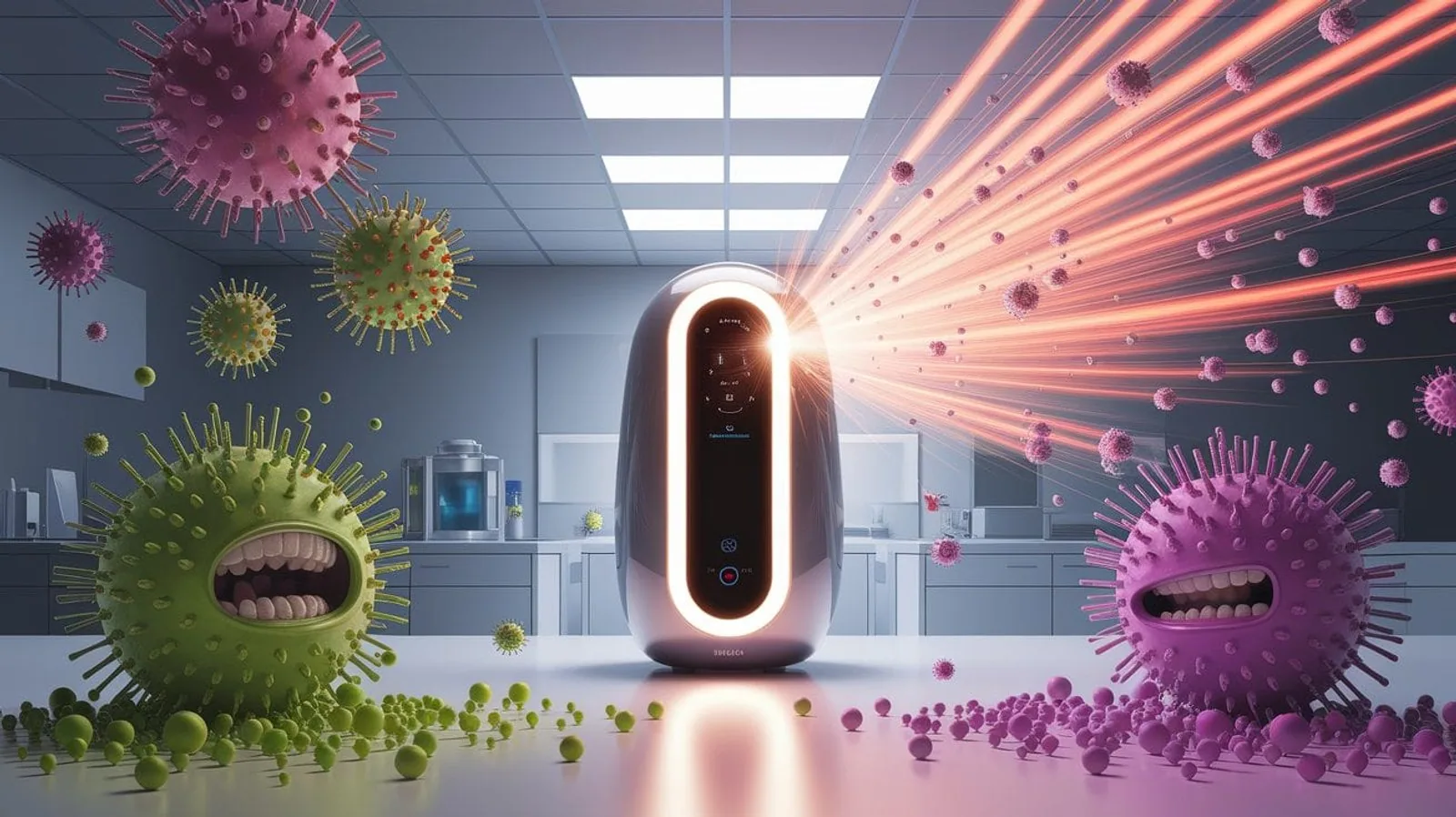 Featured illustration for Shining Light on Microbial Menace: How UV Sterilizers Kill Germs