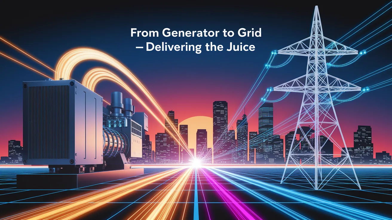 Illustration for From Generator to Grid – Delivering the Juice