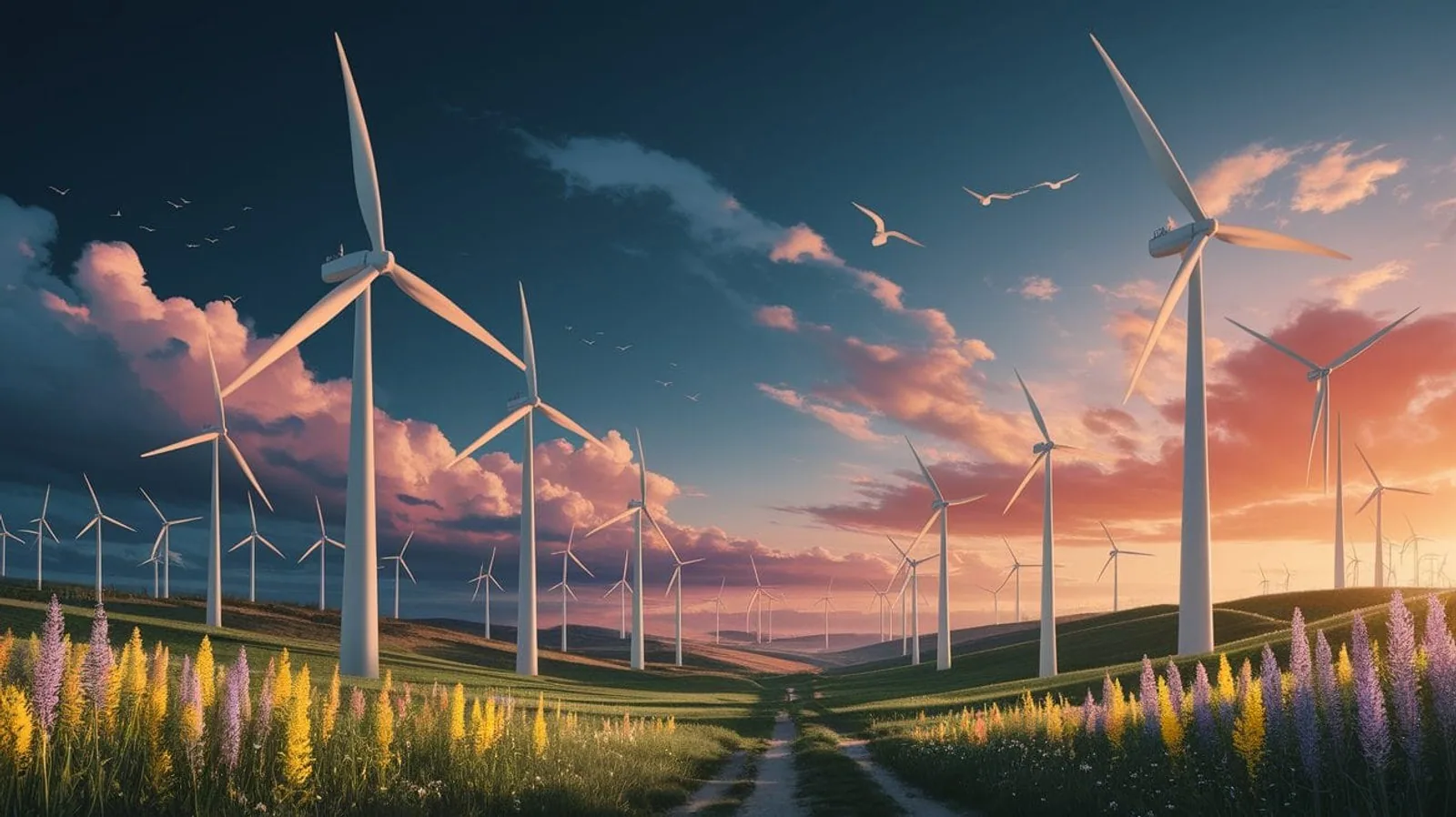 Featured illustration for Spinning the Breeze: How Wind Turbines Generate Electricity