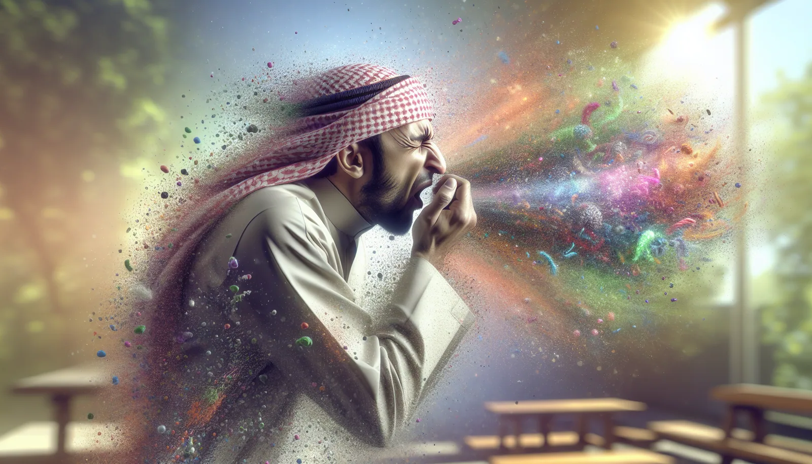 Featured illustration for The Science Behind Sneezing: Why Do Some People Sneeze?