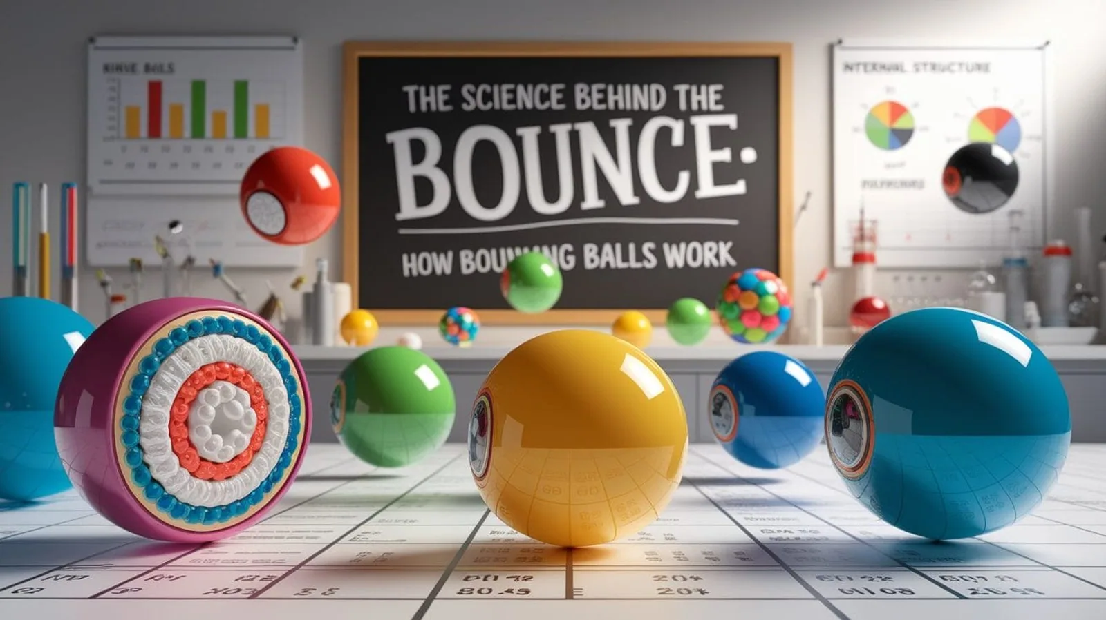 Featured illustration for The Science Behind the Bounce: How Bouncing Balls Work