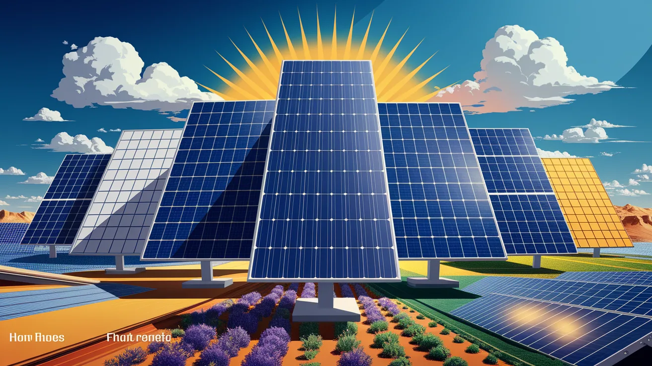 Illustration for From Basics to Variations: Types of Solar Panels