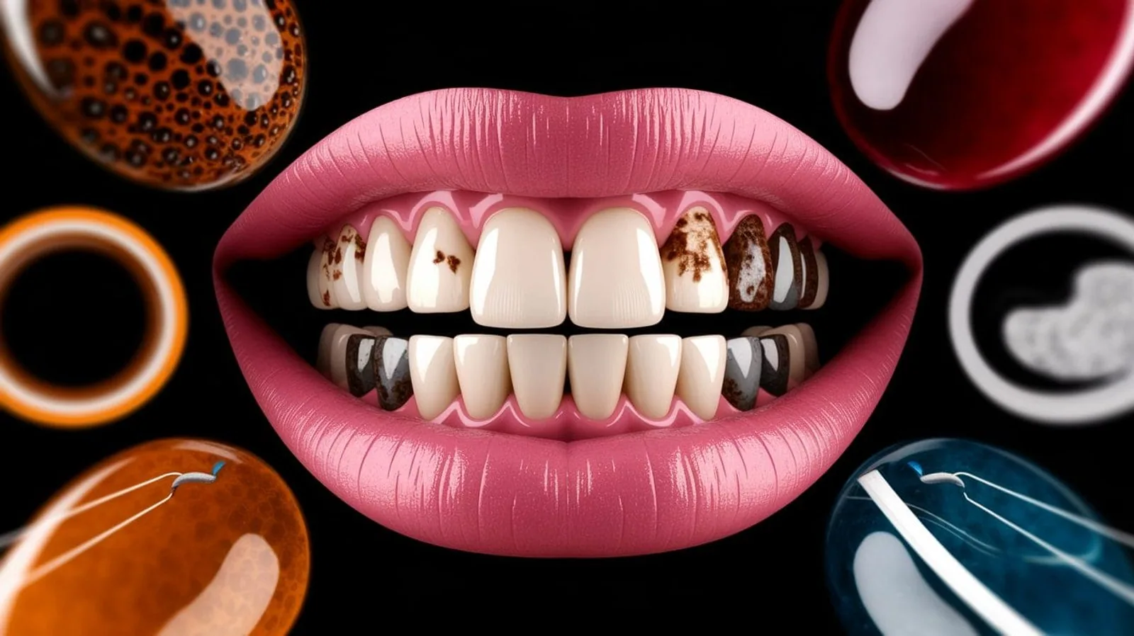 Featured illustration for Unmasking Tooth Stains: The Real Reasons Your Smile Darkens