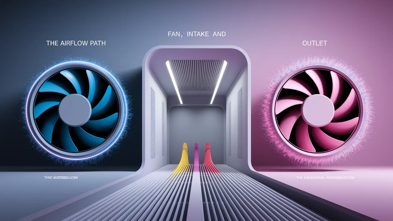 Illustration for The Airflow Path: Fan, Intake, and Outlet