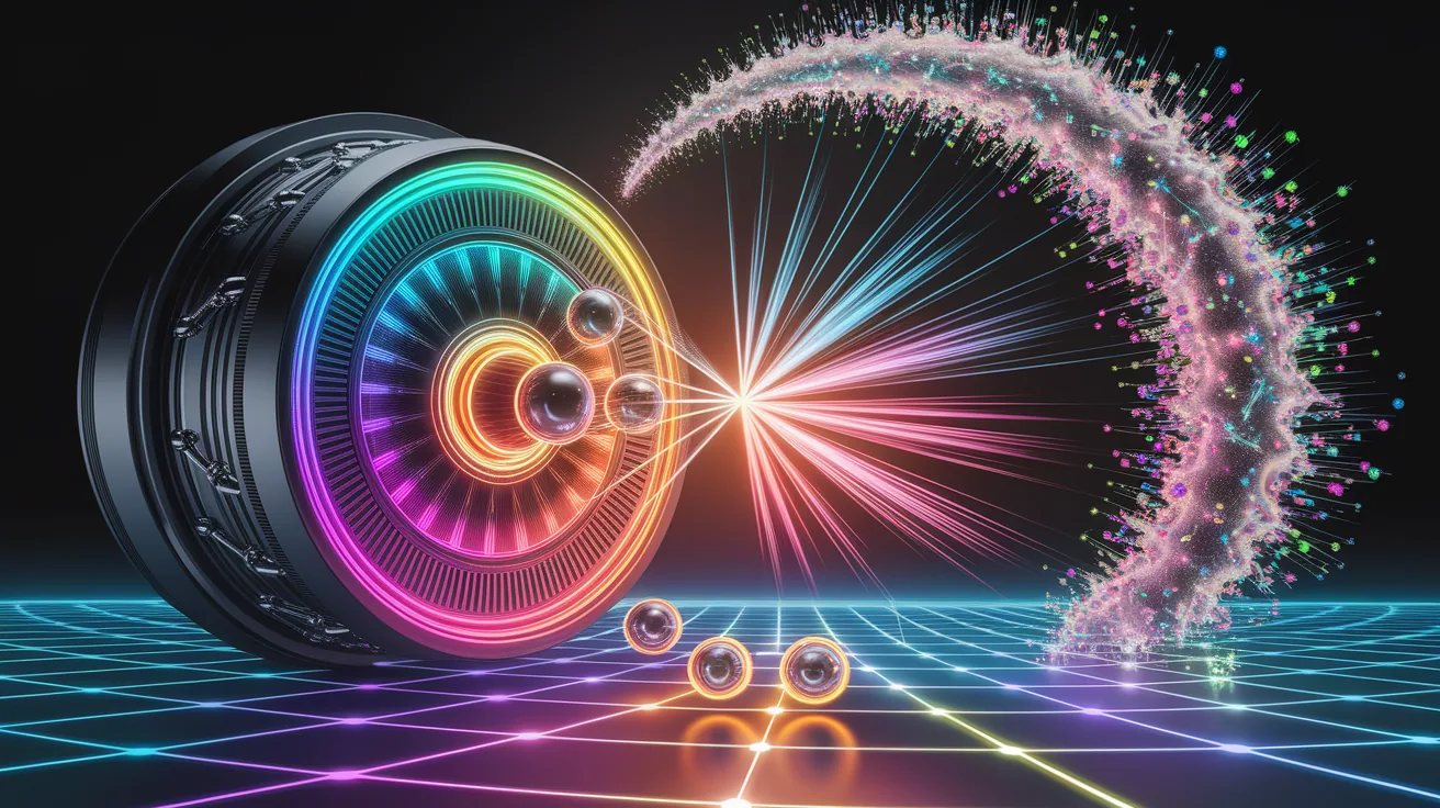 Illustration for Aligning Protons: Magnet Meets Matter