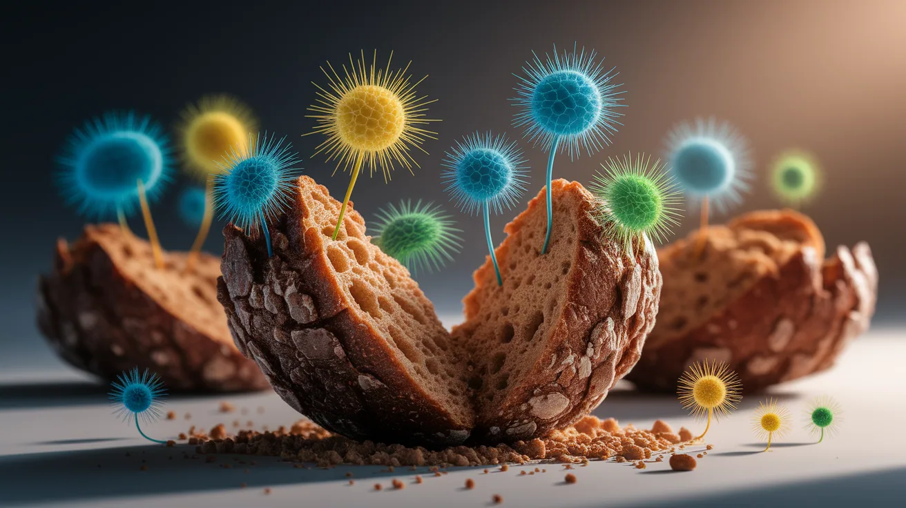 Illustration for Crumbs and Spores: The One-Sentence Answer