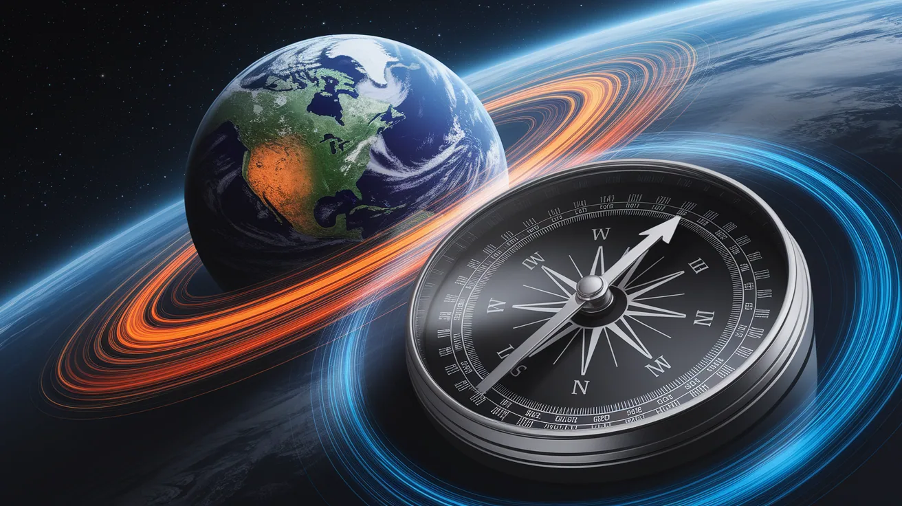 Illustration for Earth’s Magnetic Field: What Guides the Needle
