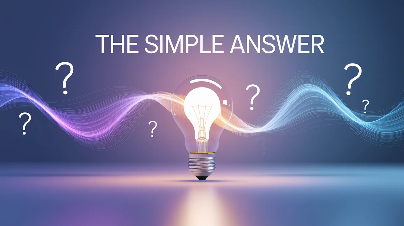 Illustration for The Simple Answer