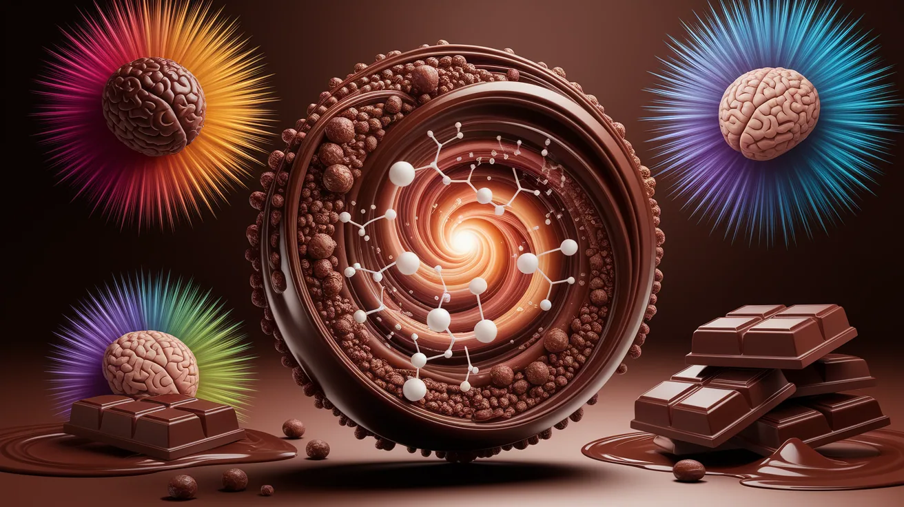 Illustration for The Science Behind Chocolate Cravings