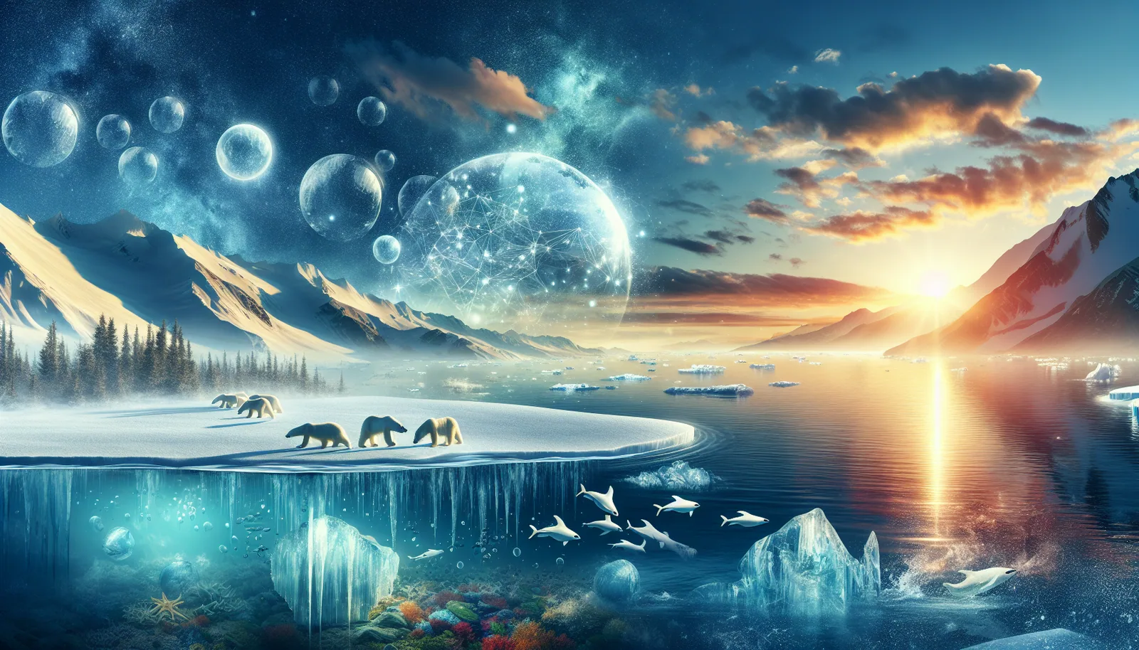Featured illustration for Why Ice Disappears Faster: The Mystery of Sublimation