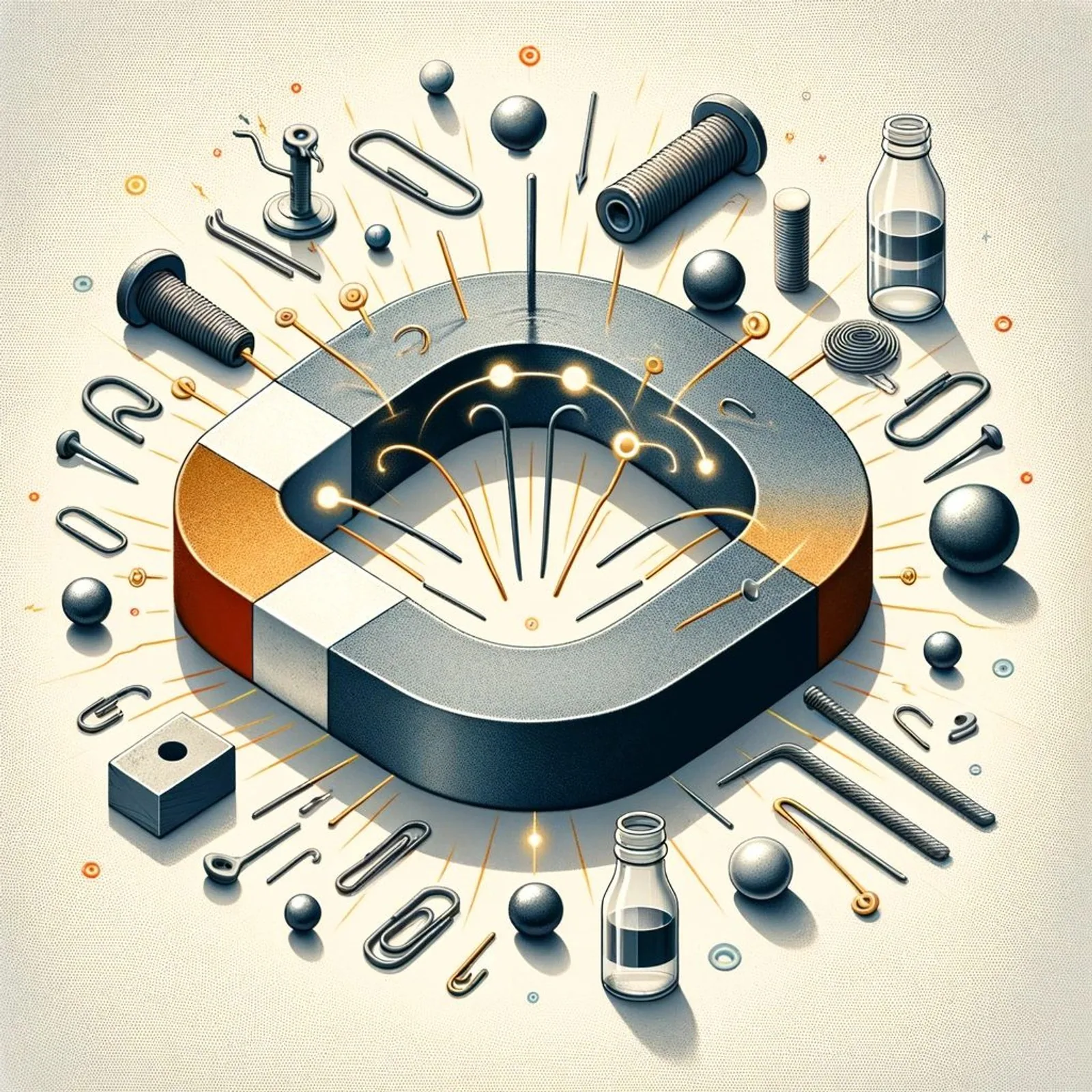Featured illustration for Why Do Magnets Attract Some Things and Not Others?
