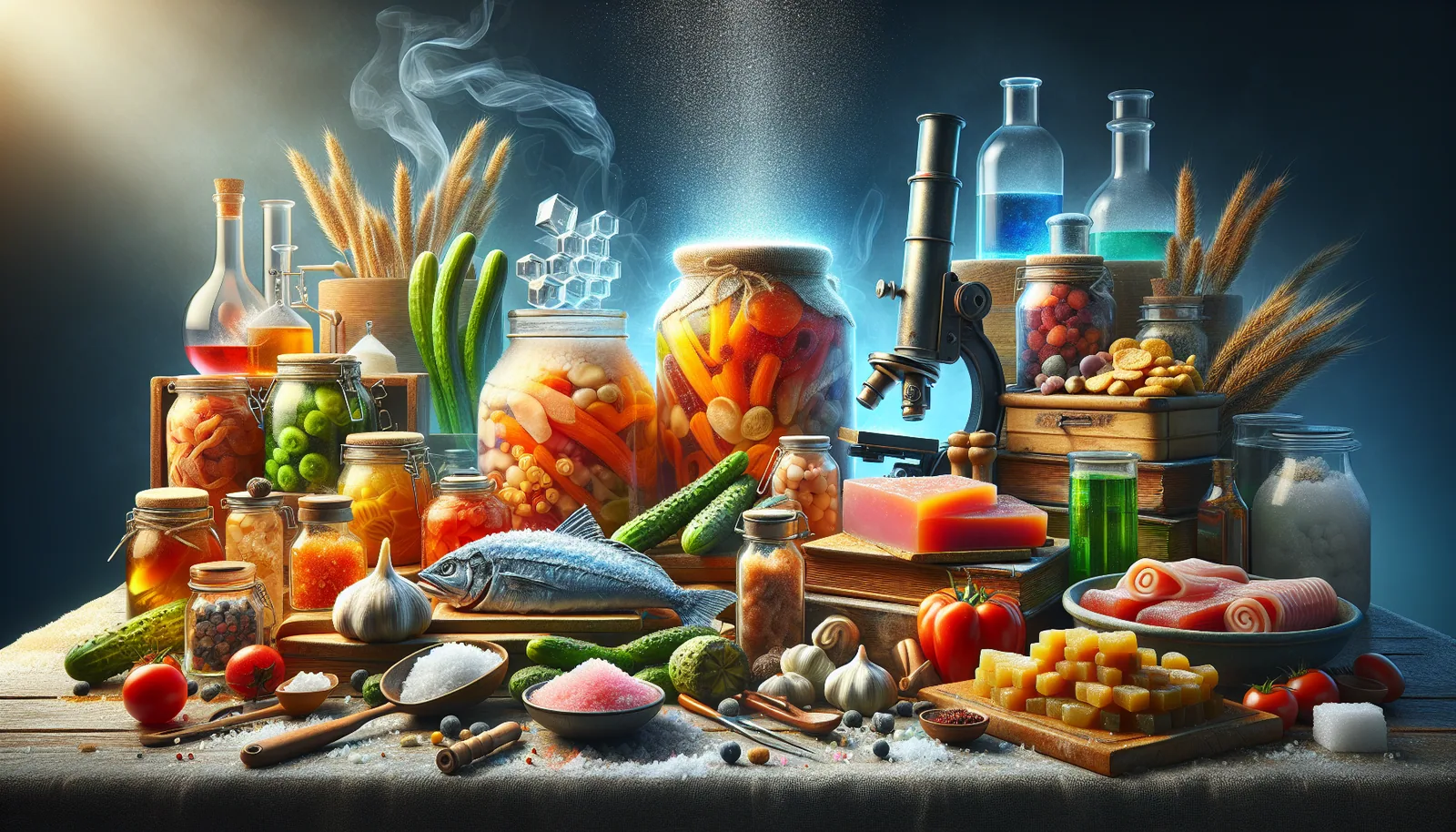 Featured illustration for The Salty Secret: How Salt Preserves Our Favorite Foods